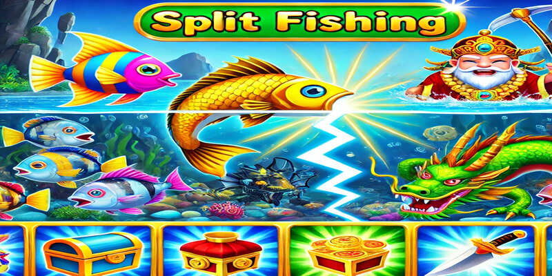 Bắn cá Split Fishing XIN88: Chém cá độc lạ, săn thưởng X1000 2 bắn cá split fishing xin88
