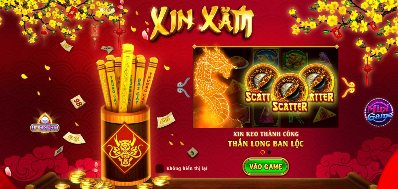 Nổ hũ Xin Xăm XIN88: Săn rồng vàng Wild, nổ Jackpot cực đã 2 nổ hũ Xin Xăm tại XIN88
